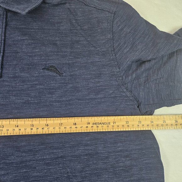 Tommy Bahama Polo Shirt Men's Size XL Blue Marlon Logo Embroidery Short Sleeve - Picture 4 of 11